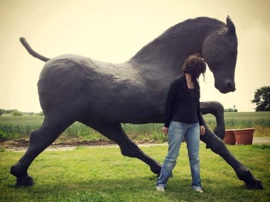 saone de stalh – sculpture – brann 2014