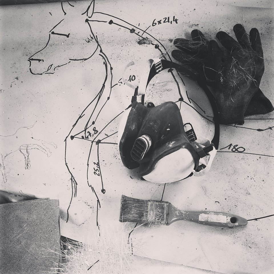 saone de stalh – sculpture – cheval atelier