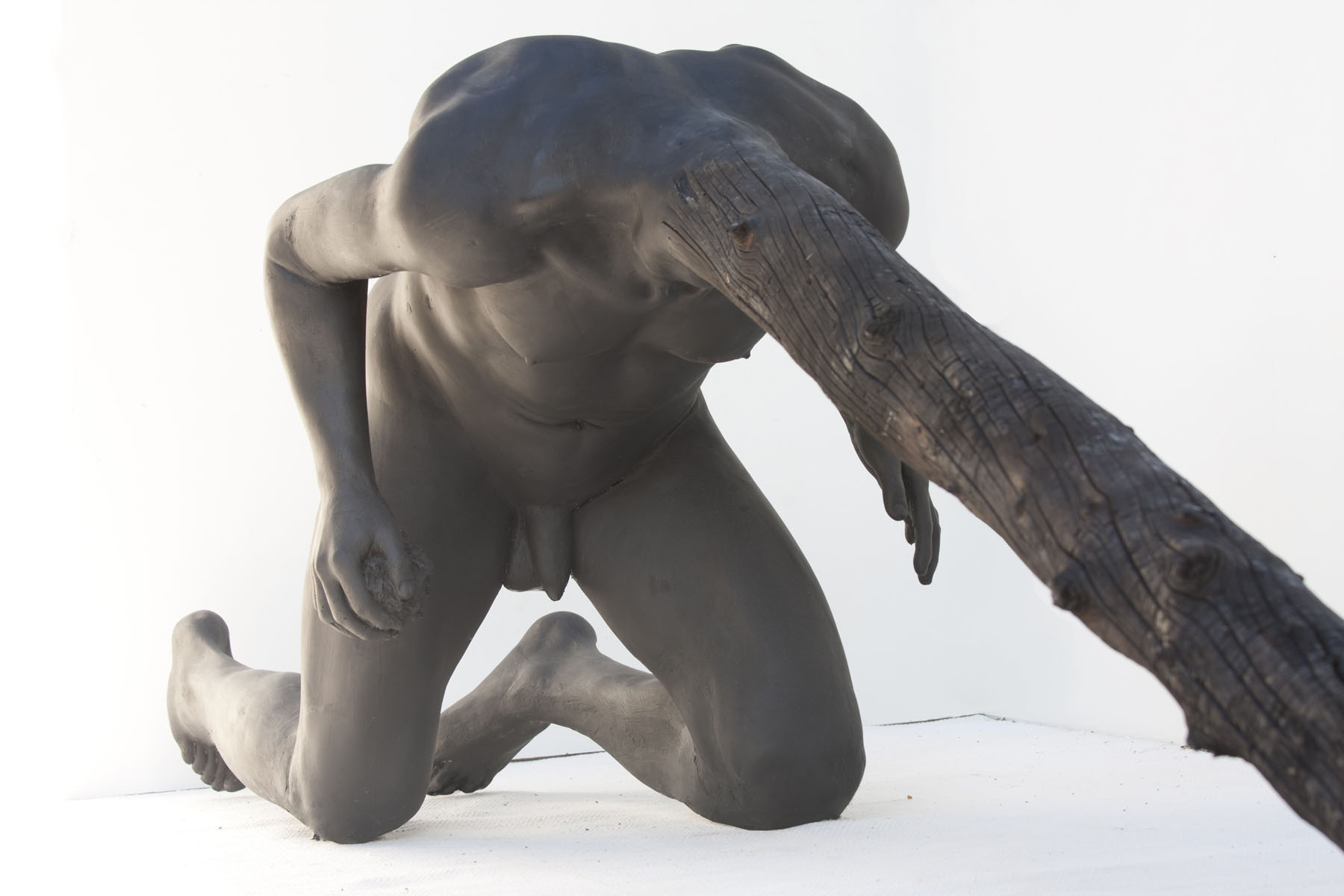 Giuseppe Agnello – sculpture tronc – Sculpteur Sicile