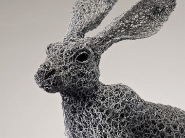 Kendra Haste – ARIZONA JACKRABBIT (2013) – Sculptures grillage