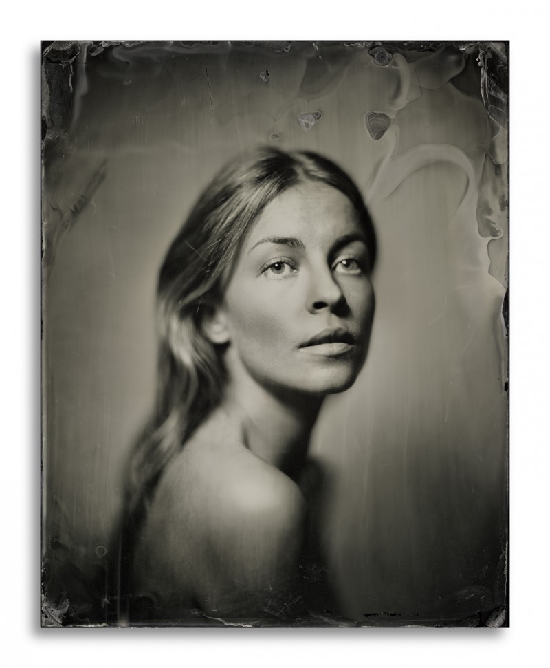 Dave King – Quarter Plate Black Perspex Ambrotype