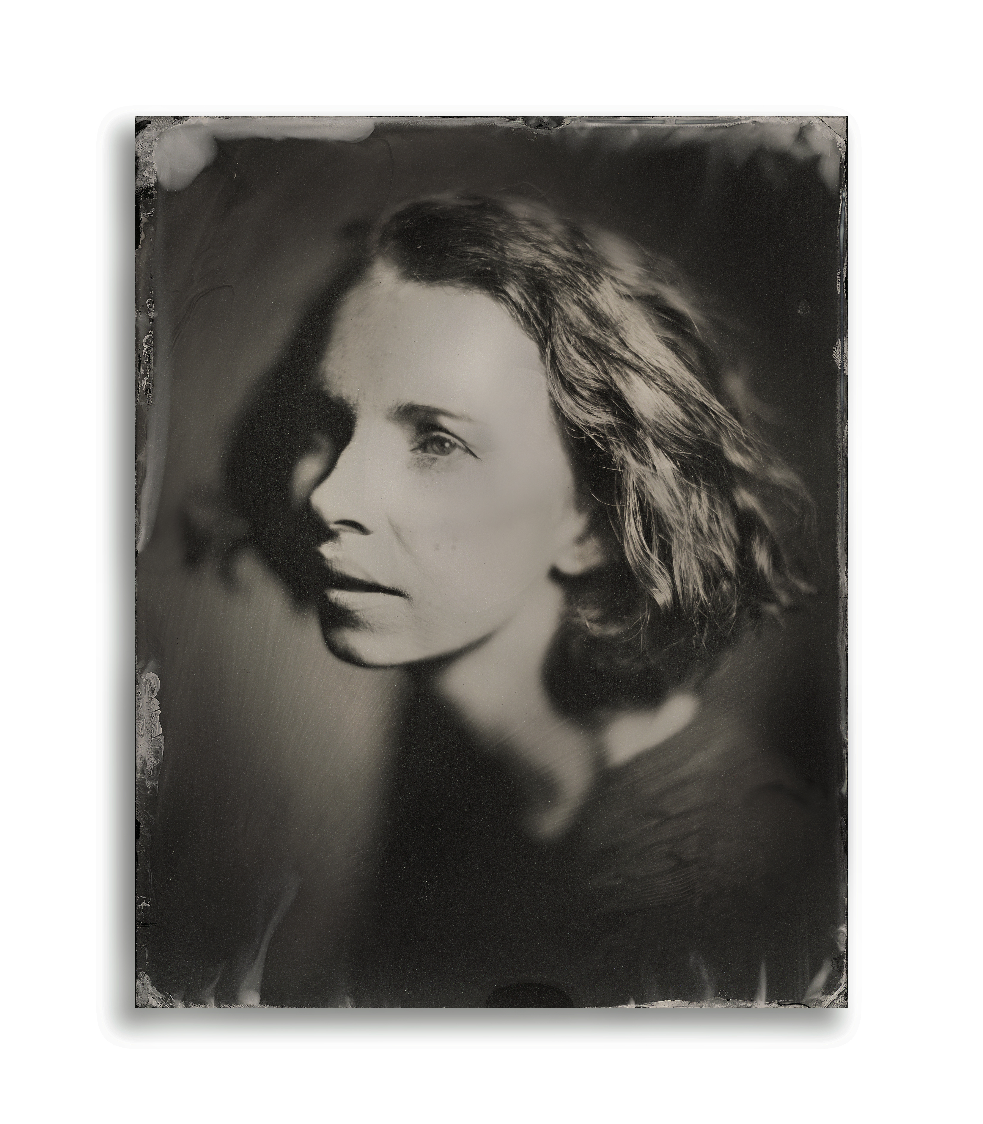 Dave King – Quarter Plate Black Perspex Ambrotype