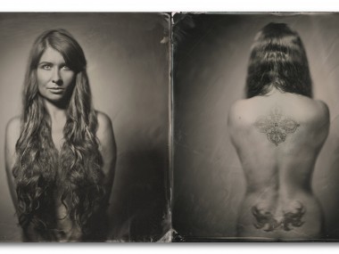Dave King – Quarter Plate Black Perspex Ambrotype