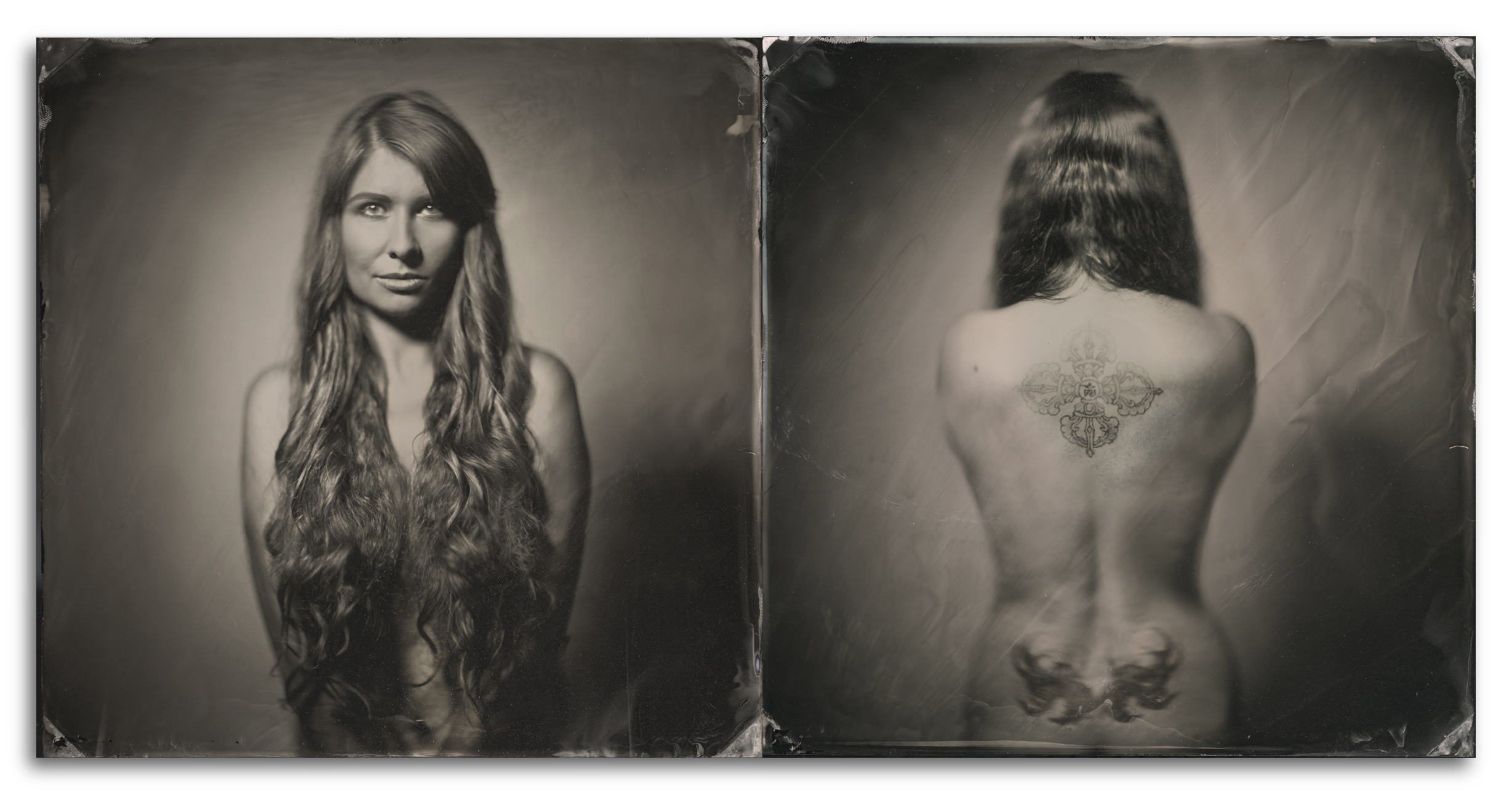 Dave King – Quarter Plate Black Perspex Ambrotype