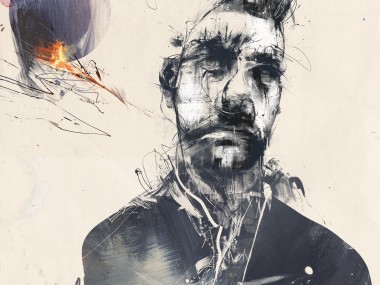 Russ Mills – selfie_redo / digitale illustration