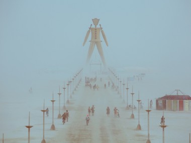 View from Cosmic Praise Tower Looking Toward The Man ©DUNCAN RAWLINSON