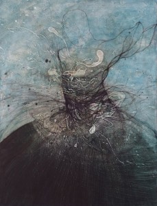 nathalie deshairs - Peinture "le cygne noir"