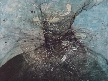 nathalie deshairs – Peinture « le cygne noir »