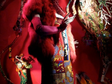 Frederique Morrel’s Xmas windo at Bergdorf Goodman