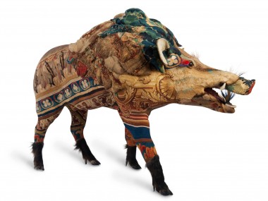 Frédérique Morrel – mixed taxidermy tapestries sculptures