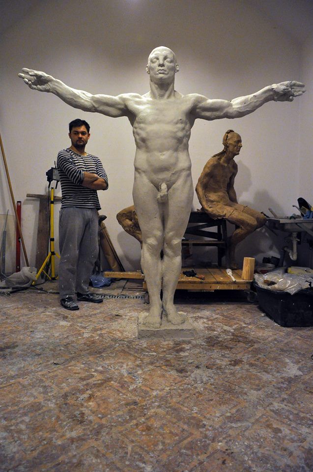 Grzegorz Gwiazda – portrait artiste sculpture