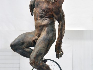 Grzegorz Gwiazda – sculpture cyclist