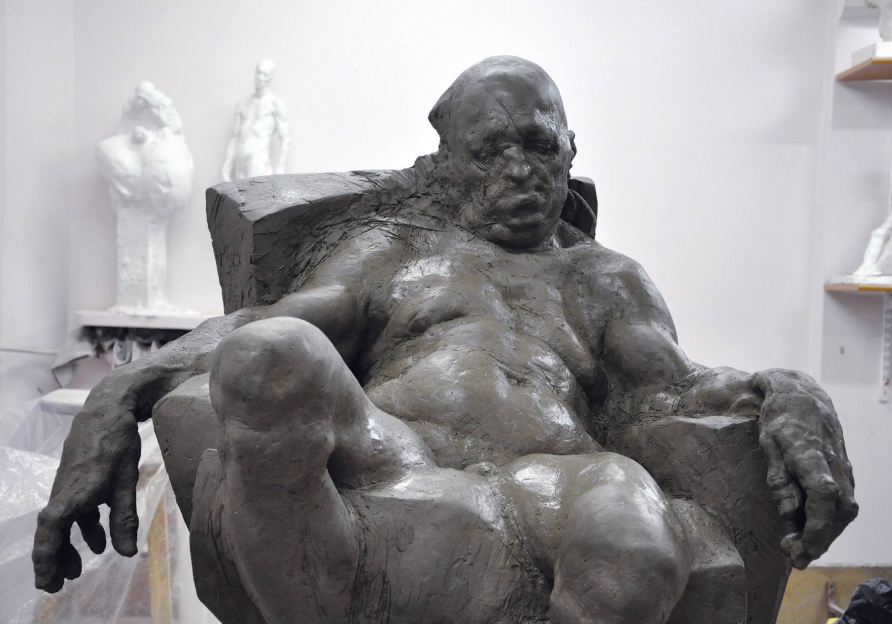 Grzegorz Gwiazda – sculpture in progress