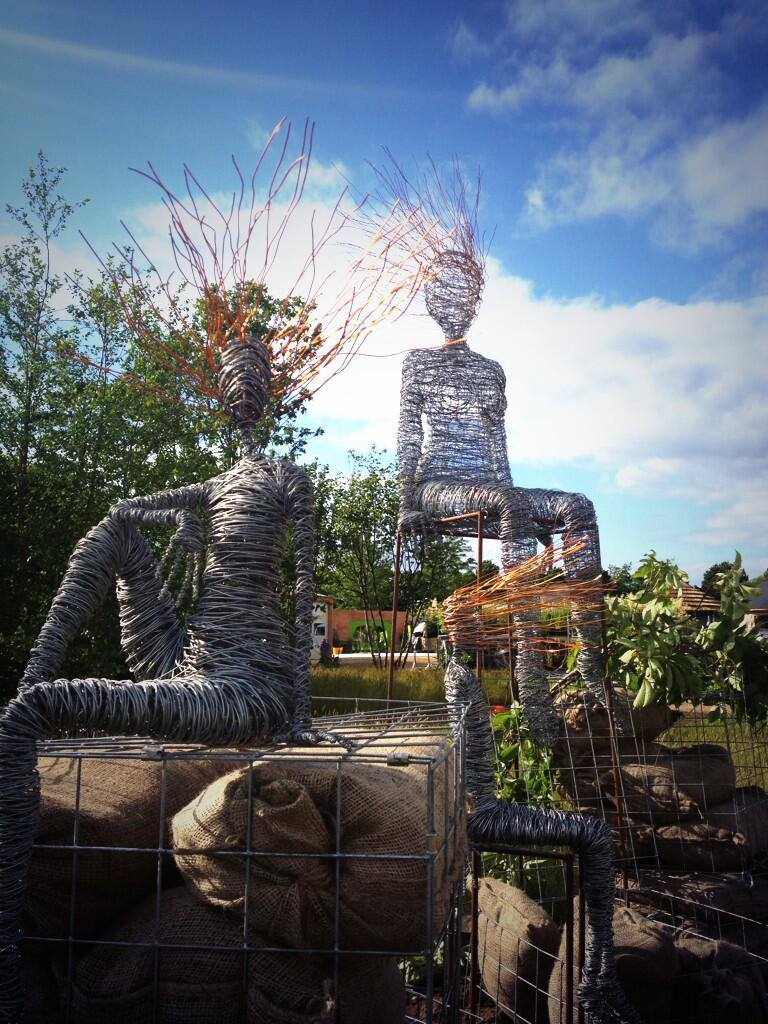 Rachel Ducker Wire Sculptures