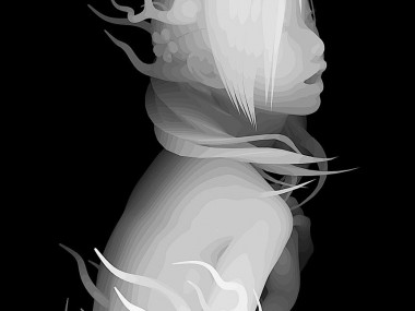 Kazuki Takamatsu – beautiful monochromatic paintings