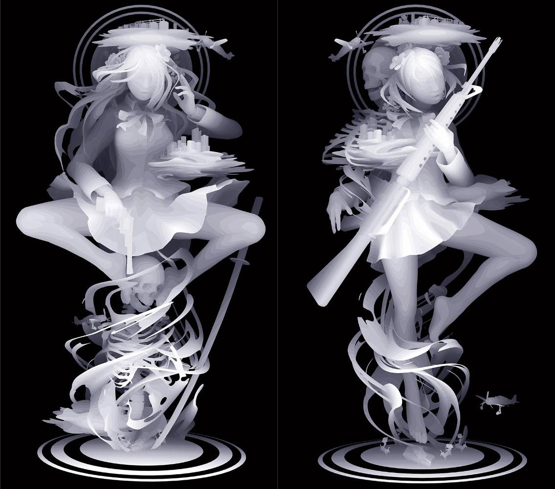 Kazuki Takamatsu – beautiful paintings monochroma