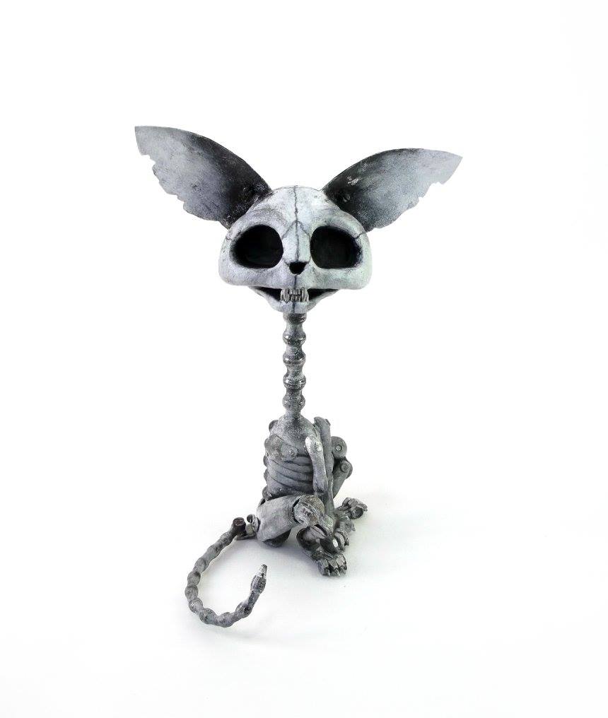 Steampunk sculptures – Igor Verniy – Cat death