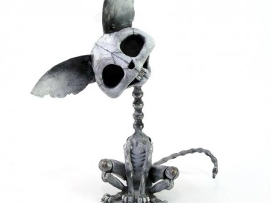 Steampunk sculptures – Igor Verniy – Cat death