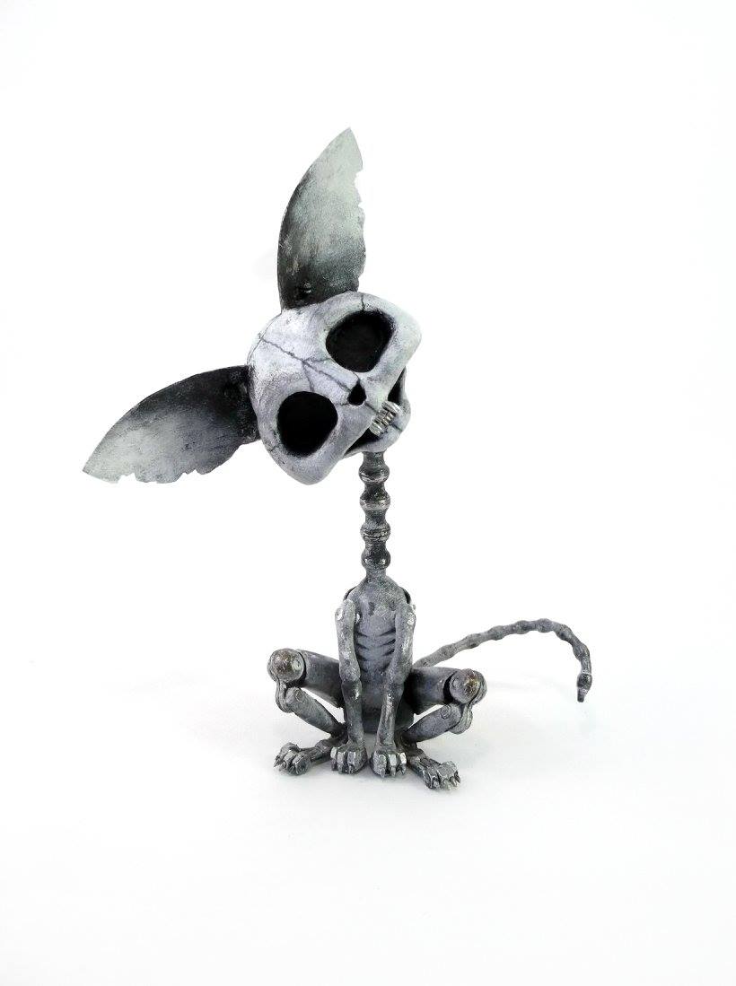 Steampunk sculptures – Igor Verniy – Cat death