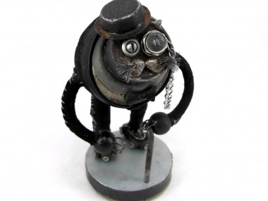 Steampunk sculptures – Igor Verniy – Old Mister Cat