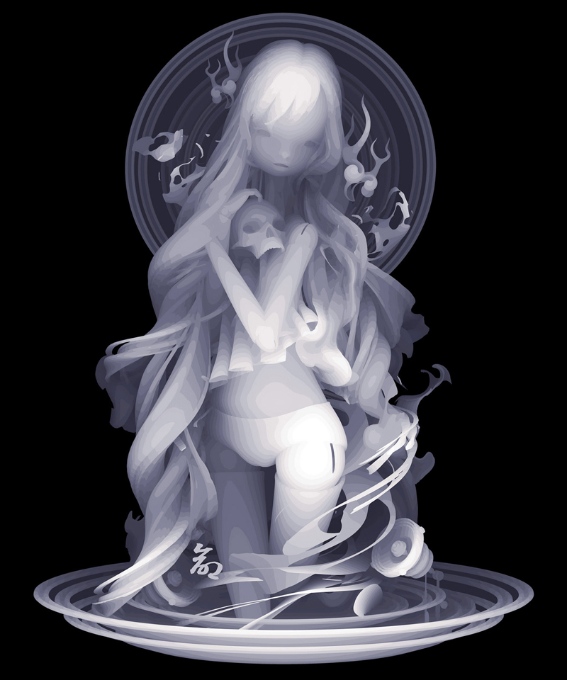 Kazuki Takamatsu – beautiful paintings monochroma