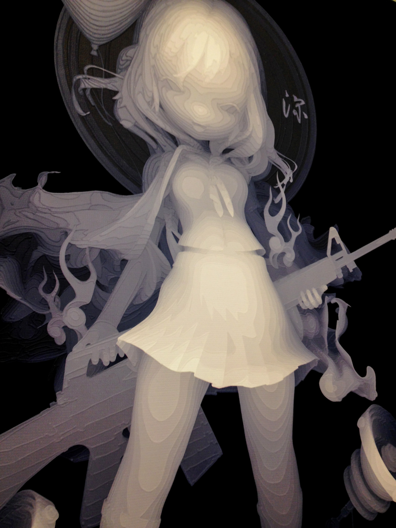 Kazuki Takamatsu – beautiful paintings monochroma