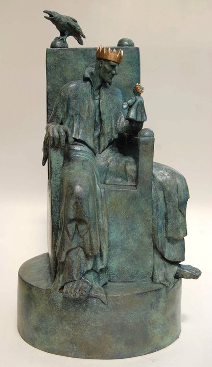 Clare Ferguson-Walker – The Lonely King sculpture