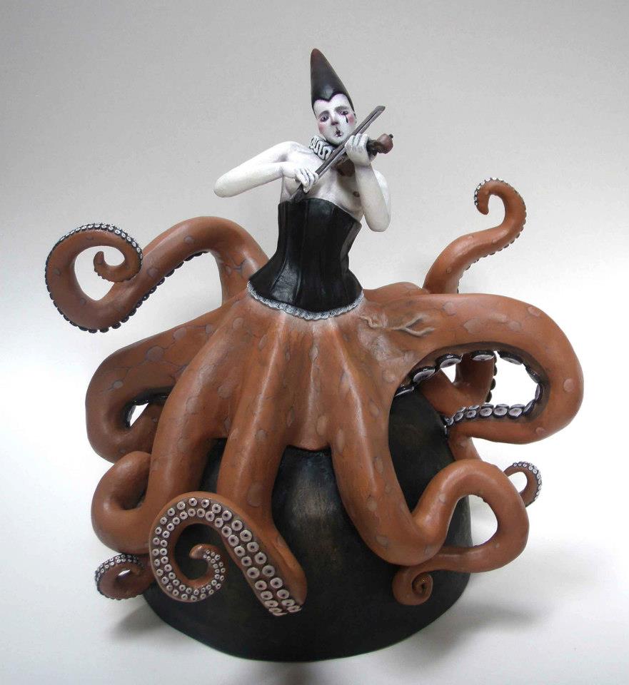 Clare Ferguson-Walker – pieuvre sculpture