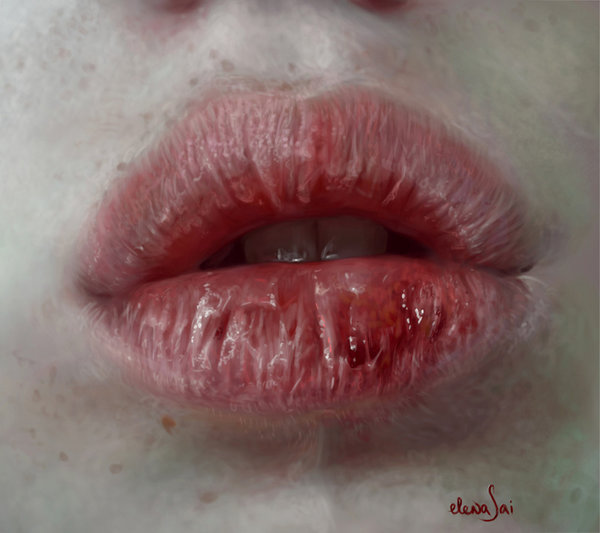 Elena Sai – Digital art – Lips