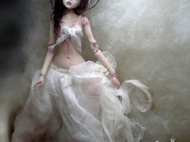 Art dolls -cdlitestudio – The Bride of Frankenstein