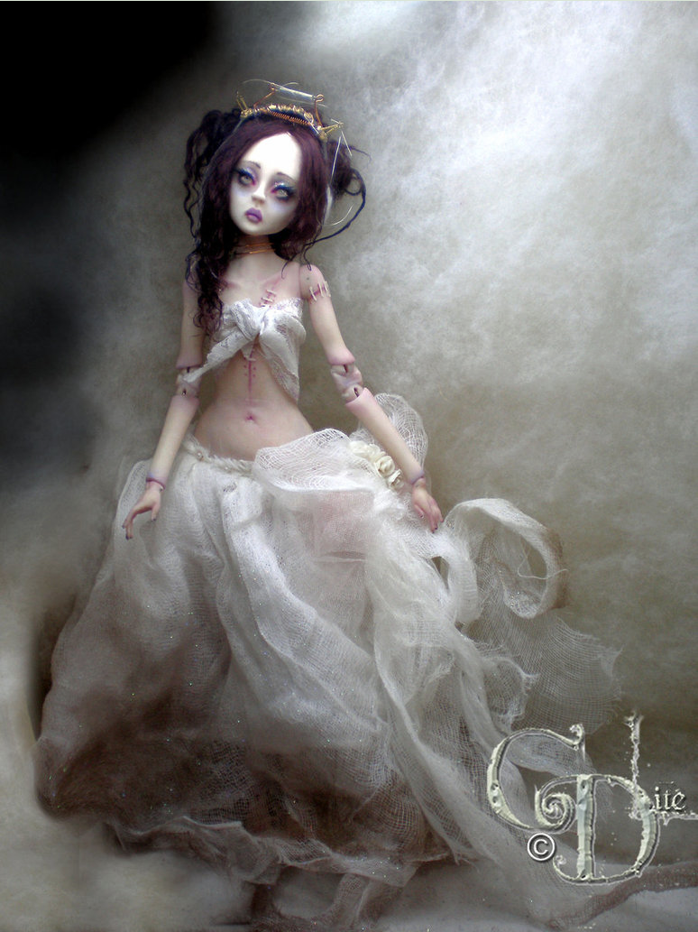 Art dolls -cdlitestudio – The Bride of Frankenstein