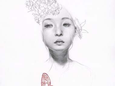 Soey Milk – The Flowering Tree- Pencil on paper