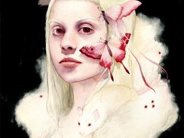 Soey Milk – yolandi visser – Watercolor and gouache on paper