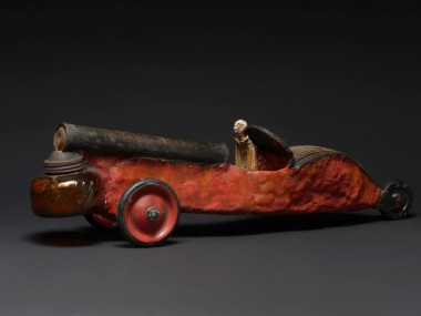 gerard cambon – Sculpture Cabriolet rouge