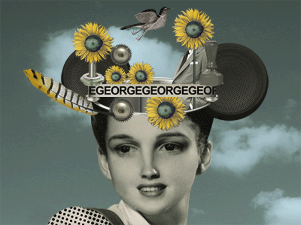 Isabel Chiara – George Clooney is inside / Collage gif