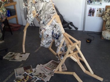 Will Kurtz – sculpture cow structure