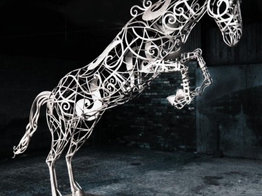 David Freedman – metal Horse sculpture