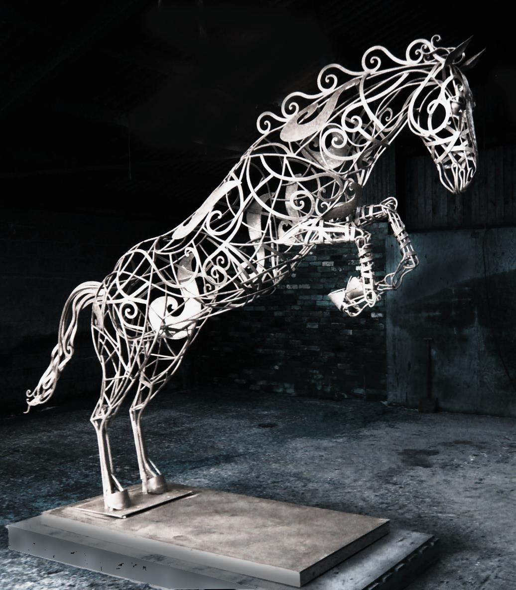 David Freedman – metal Horse sculpture