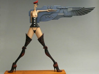 John Morris – Sculptures – Uber Girl