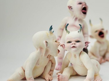 @ronitbaranga’s demon baby sculptures
