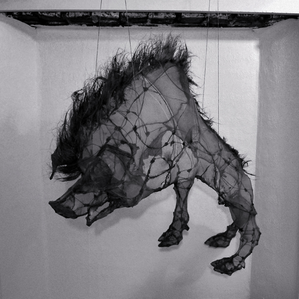 Eglantine Bacro – mixed-media artist – Nylon wire sculptures