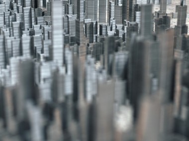 Peter Root – 100,000 staples City installation