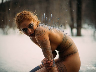 Moon – mix photo – illustrations Singularity