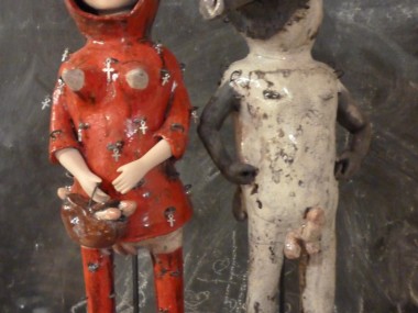 Pierre Sgamma – sculptures – le petit chaperon rouge