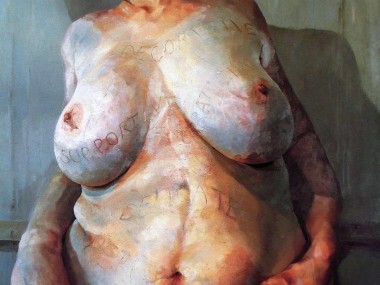 Jenny Saville – Branded, 1992, Oil on canvas, 209,5 x 179 cm