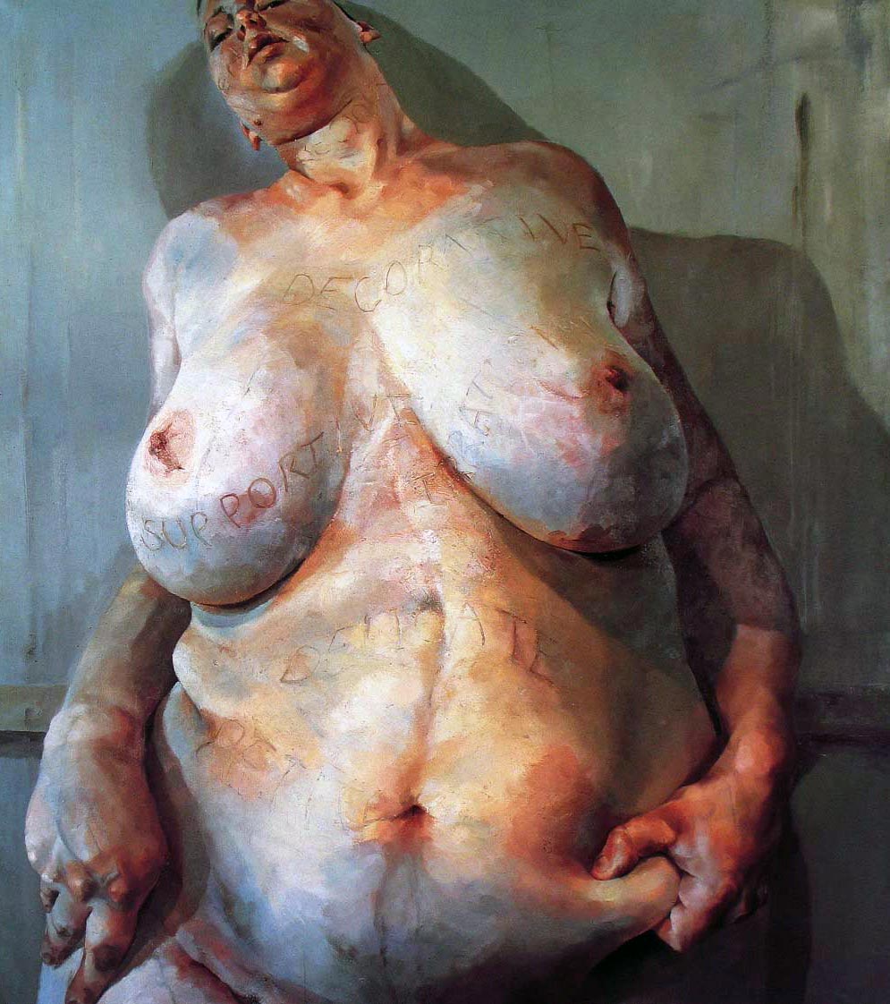 Jenny Saville – Branded, 1992, Oil on canvas, 209,5 x 179 cm