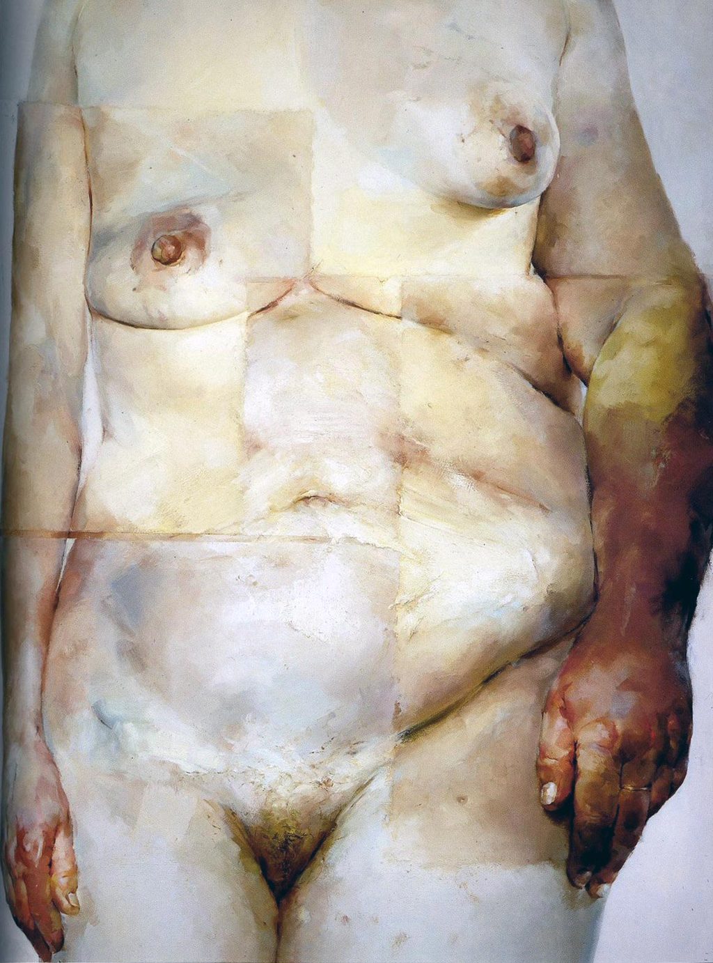 Jenny Saville – Hybrid, 1997, Oil on canvas, 274.3 x 213.4 cm