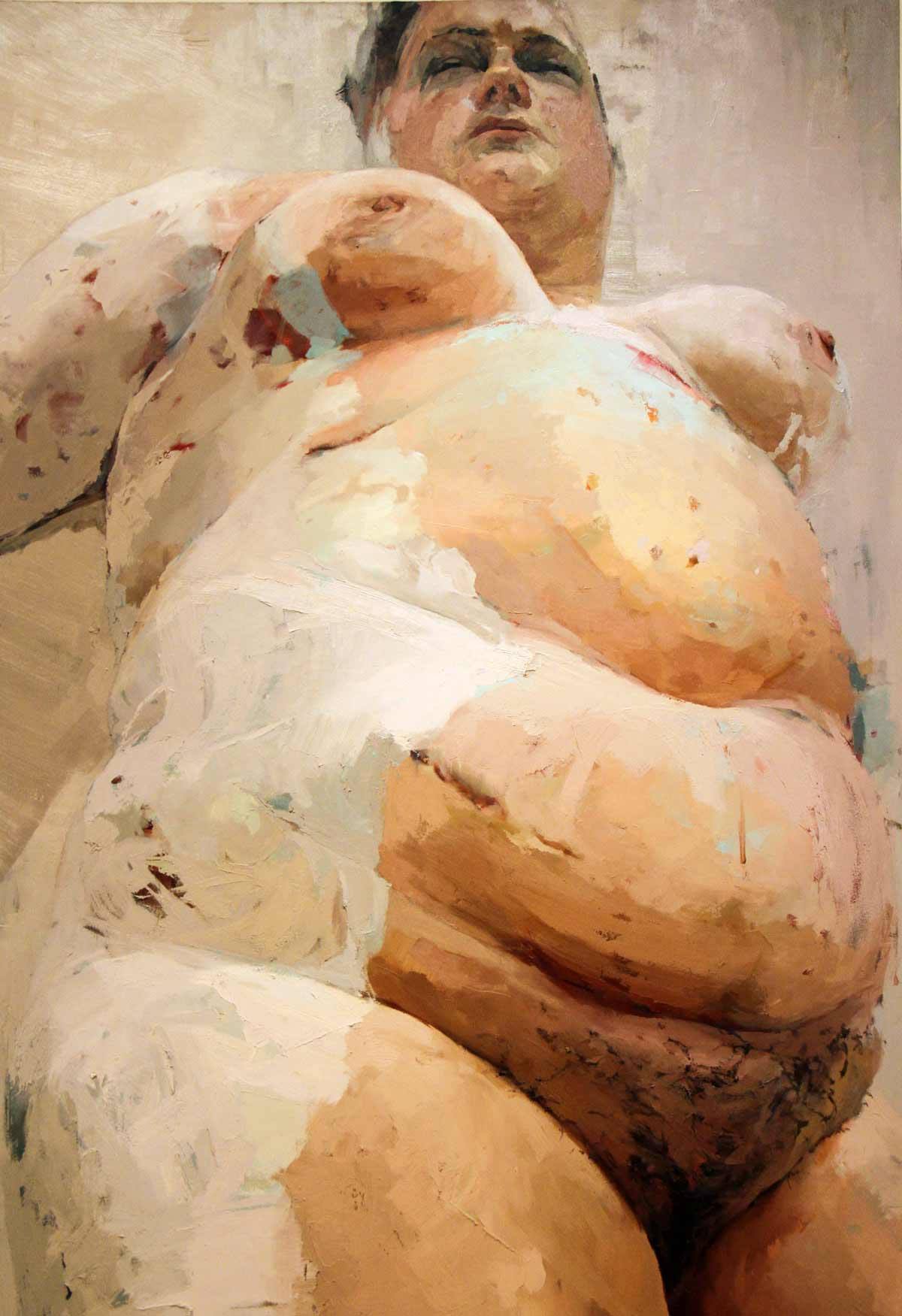 Jenny Saville – Oil on canvas