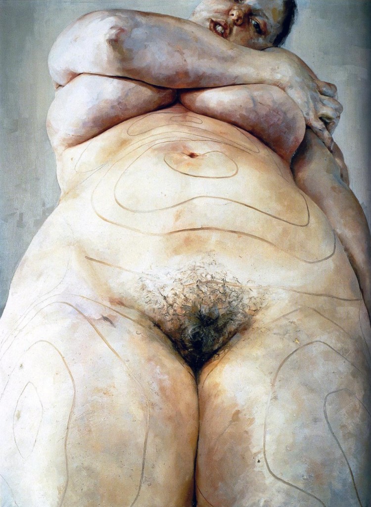 Jenny Saville - Plan, 1993, Oil on canvas, 274.3 x 213.4 cm