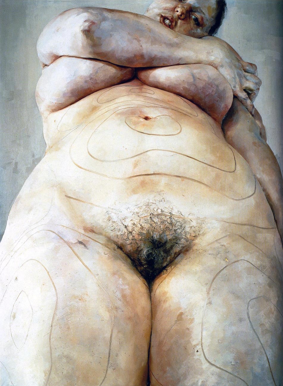 Jenny Saville – Plan, 1993, Oil on canvas, 274.3 x 213.4 cm